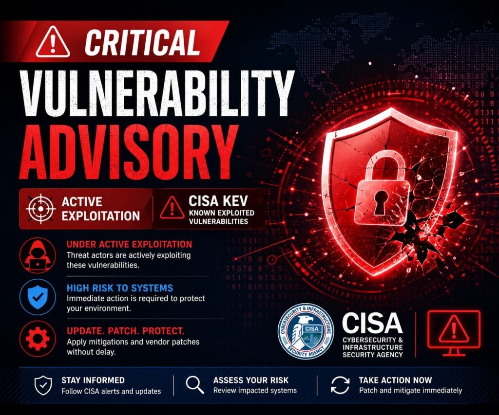 CRITICAL VULNERABILITY ADVISORY | ACTIVE EXPLOITATION | CISA KEV